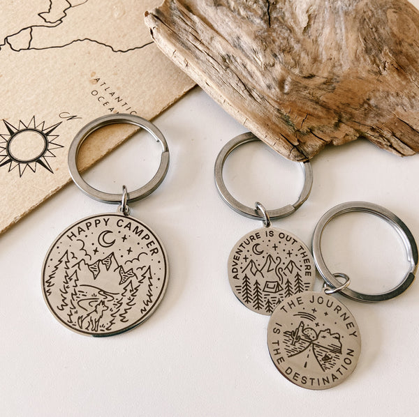 Schlüsselanhänger "Adventure" für Camping, Vanlife und Abenteuer