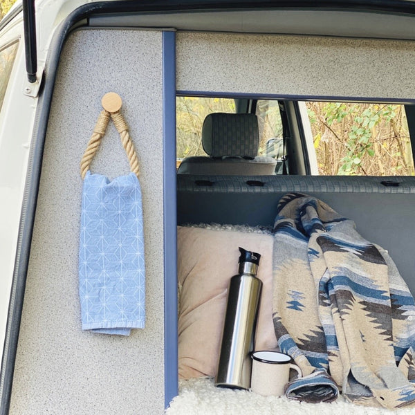 Juteseil Halter für Camper, Küche, Bad und Toilette