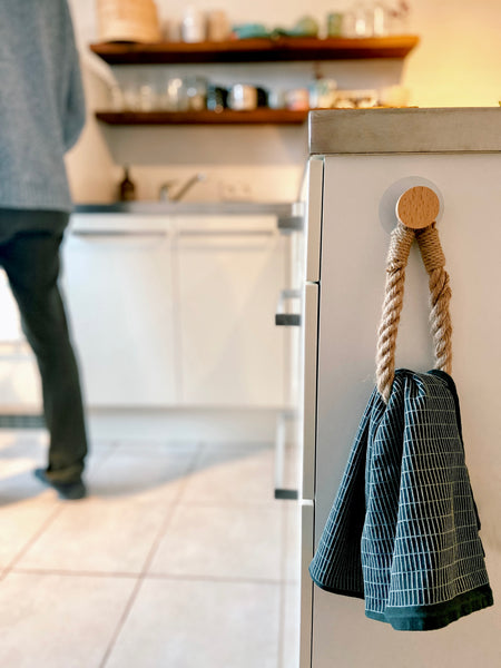 Juteseil Halter für Camper, Küche, Bad und Toilette