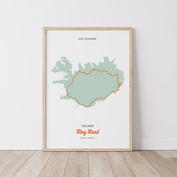 Poster "Epic Roadtrips - Iceland" (70 x 50 cm)