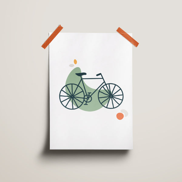 Ein Poster für alle Fahrrad-Fans und Bike-Begeisterte!